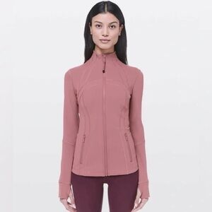 LULULEMON DUSTY MAUVE PINK CLAY DEFINE NULU JACKET Size 14